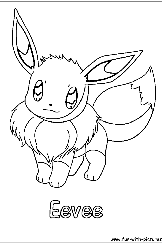 Eevee Evolution Coloring Pages The Ultimate Collection To Print And